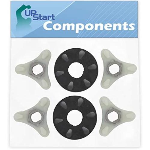 2-Pack 285753A Washer Motor Coupler Replacement for Whirlpool WTW57ESVW0 Washer - Compatible with 285753A Washing Machine Motor Coupling Kit - UpStart Components Brand