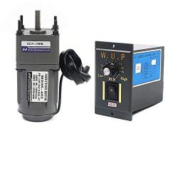 Ac110V Reversible Gear Motor With Variable Speed Controller Single-Phase 180K 7.5Rpm For Packaging, Printing, Textile, Dyeing, Chemical, Pharmaceutical Construction Machineries Usa Stock
