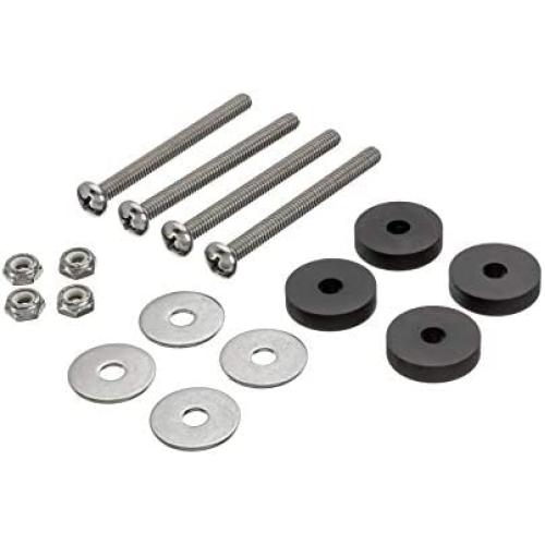 MotorGuide 8M4000873 Trolling Motor Mounting Kit — for Bow-Mount Brackets — Set of 4 Screws, Washers, Rubber Washers & Nuts