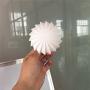 Micro Motor Small LED lights Vertical Axis Wind Turbine Generator Blades full set DIY wind generator windmill White color 10w (2 Blades)