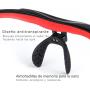 Upgrade Sport Sunglasses with 5 Interchangeable Lenses,Polarized UV400 Protective Cycling Glasses for Outdoor activities