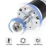 RATTMMOTOR 500W Brushless Spindle Motor Kit, 500W 48VDC Brushless Spindle Motor ER11 12000RPM+BLDC Motor Driver Controller+DC Switching Power Supply+55mm Spindle Mount Clamp for CNC Router Machine