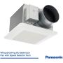 Panasonic FV-1115VQ1 WhisperCeiling DC Ventilation Fan, 110-130-150 CFM,With SmartFlow and Pick-A-Flow Airflow Technology and Flex-Z Fast Installation Bracket,Quiet Energy Star Certified Energy-Saving