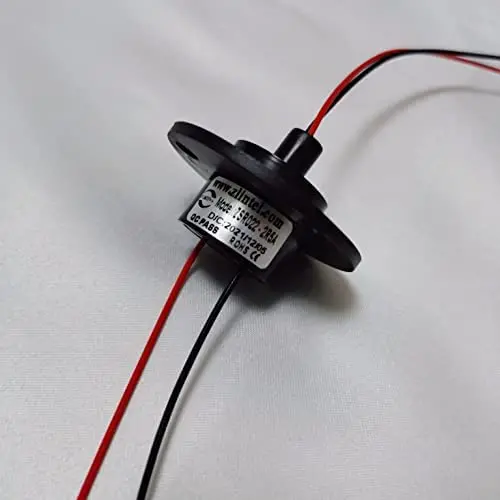Electric Small Slip Ring Rotating Conductive Slip Ring 2 Wires Diameter 22MM for 5A