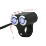 Handlebar Controller Switch Assembly,7/8inch 22mm Motorcycle Handlebar Switch Headlight Brake Fog Light ON/Off with Indicator Light (Blue Self-Locking)