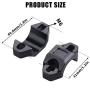 ORAEVY CNC Engine Kill Switch Mounting Backplate for 7/8
