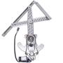 Front Left Driver Side Power Window Lift Regulator with Motor Compatible with 97 98 99 00 01 02 03 Ford F-150 2004 F-150 Heritage 1997 1998 1999 F-250 Lobo