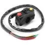 Durable Metal LED Light Motorcycle Handlebar Horn Turn Signal Light Controller Switch 3 Function Mount Durable Metal LED Light Motorcycle Handlebar Horn Turn Signal Light Controller Switch 3 Function Mount