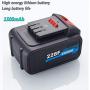 12-inch portable chainsaw, rechargeable, 700W power motor, weighing 1.8kg, with black storage box, suitable for garden pruning and wood cutting. tool