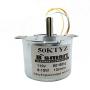 50KTYZ 110V 20rpm Bringsmart AC Gear Motor Low Noise AC Synchronous Motor Slow Speed Reducer Motor CW/CCW for Barbecue Motor