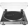 Audio-Technica AT-LP60X Fully Automatic Belt-Drive Stereo Turntable (Gunmetal) with Drying Rack and Record Care System Bundle (3 Items)