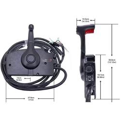YIXIN 881170A3 Side Mout Throttle Outboard Remote Control Compatible With Mercury Outboard Boat Motor Engine 8 Pin Right Hand