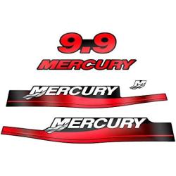 411 Decals Aftermarket Replacement for Mercury 9.9 (1999-2004) Outboard Decal (Sticker) Set