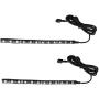 Kingshowstar 2PCS 8inch 12 LED Multi-Color Flexible Strip Accent Lights 5050 SMD Flex RGB for Motorcycle ,ATV,Car ,