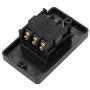 AC 220V/380V 10A Motor Controller ON/Off Push Button Switch NO NC Design Waterproof Pushbutton Switch for Mechanical Equipment Textile Machinery KAO-5M(No Case)