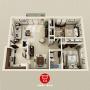 LSHOME 4 Pack Smoke Detector Fire Alarms 9V Battery Operated Photoelectric Sensor Smoke Alarms Easy Install Light Sound Warning, Test Button,9V Battery Included Fire Safety Home Hotel(913-4) (GS528A)