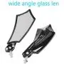 ESUPPORT Black Universal Motorcycle Motorbike Bike 8mm 10mm Rear View Side Mirror Scooter ATV