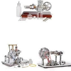 Sunnytech Hot Air Stirling Engine Motor SC001-SC02M-FD01