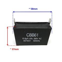 ITACO 13uF Generator Motor Capacitor Condenser 13.5uF 14uf CBB61 13.5 uF 13uF 50 60 Hz 350V AC UL AVR