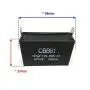 ITACO 13uF Generator Motor Capacitor Condenser 13.5uF 14uf CBB61 13.5 uF 13uF 50 60 Hz 350V AC UL AVR