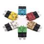 Gloaso Manual Reset Fuses Circuit Breaker Low Profile ATC Fuse Breakers E39 5A 10A 15A 20A 25A 30A for 12V 24V DC Car Boat RV Solar