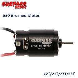 SURPASS HOBBY 3-Slot 550 12T 21000RPM Brushed Motor for 1/10 RC Car