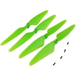 Upgrade Motors Main Blade Propellers for Hubsan H502E H502S Drone Replacement CCW CW with Metal Gear RC Quad Copter Spare Parts Set (Green)