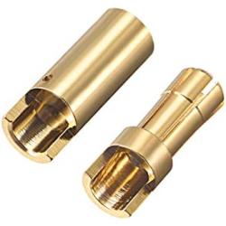 uxcell 5.5mm Bullets Connector Gold Plated Banana Plugs Male&Female for RC Battery ESC Motor 3pairs
