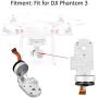 Dilwe Roll Arm Motor, Roll Arm Motor RC Drone Repair Parts Roll Motor Drone Supplies Compatible with Phantom 3