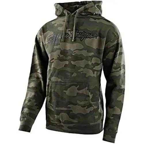 Troy Lee Designs Motorcycle Motocross Racing PULLOVER HOODIE for Men, Signature Pullover Hoodie