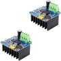 Ximimark 2Pcs BTS7960 Stepper Motor Driver Module High Power H-Bridge PWM Driver Board 43A Current Limit Control Module For Arduino Smart Car