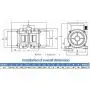 AC Vibrating motor for Industrial Machinery Vibration Source mve100/3 1PH 220V 40W 3000rpm