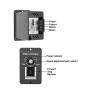 DC12V-60V/20A Motor Speed Controller, DC Motor Speed Controller, Forward/Reverse Electric Motor Speed Regulator, Suitable for DC Brush Motor.