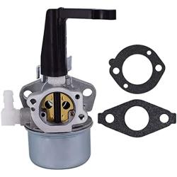 696065 697422 Carburetor with Mounting Gaskets Kit Fits for Briggs & Stratton 110402 110412 215369 Tiller Engine Carb Rototiller