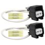 SecosAutoparts 2 Pcs Engine Cooling Fan Motor Connector 88988506 Compatible with Buick Equinox GM PT2188