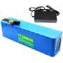 Jieoto 48V 20000mAh 13S 6P E-Bike Battery Lithium-Ion Electric Wheelchairs Battery Waterproof PVC Battery Pack Fits for 200W-750W Electric Bicycle Motor w/BMS + Charger