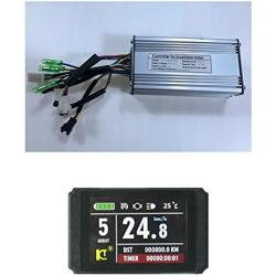 36V/48V 750W 25A Brushless DC Motor Controller Ebike Controller +KT-LCD8H Color Display One Set，Used for 750W-1000W Ebike Kit.