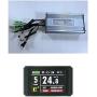 36V/48V 750W 25A Brushless DC Motor Controller Ebike Controller +KT-LCD8H Color Display One Set，Used for 750W-1000W Ebike Kit.