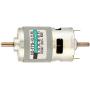 775 DC 12V/24V 50W High Torque Electric Motor, 4500/9000RPM Dual Output Shaft Ball Bearing Electric DC Motor Driver for DIY Parts by Walfron (24V9000RPM)