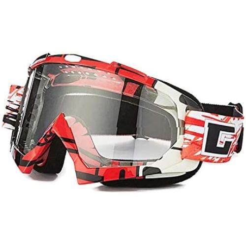 June Sports ATV Cycling Motorcross Motorcycle Goggle Bendable Anti-Reflection Sponge Padded Ski Goggle KG9