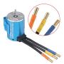 RC Model Motor, 3650 5900KV 4 Poles Brushless Motor Accessory for 1/10 1/16 1/18 RC Car Boat Car Model Accessory