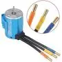 RC Motor, Surpass 3650 5900KV 4 Poles Brushless Motor for 1/10 1/16 1/18 RC Car Boat Accessory