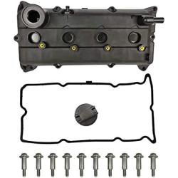 Engine Valve Cover Kit w/Gaskets & Spark Plug Tube Seals Set, Oil Filler Cap, PCV Valve, Bolts Compatible with 2002-2006 Nissan Altima Sentra 2.5L (Replaces#13264-3Z001 13264 3Z001 264-982)