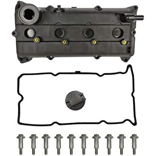 Engine Valve Cover Kit w/Gaskets & Spark Plug Tube Seals Set, Oil Filler Cap, PCV Valve, Bolts Compatible with 2002-2006 Nissan Altima Sentra 2.5L (Replaces#13264-3Z001 13264 3Z001 264-982)