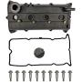 Engine Valve Cover Kit w/Gaskets & Spark Plug Tube Seals Set, Oil Filler Cap, PCV Valve, Bolts Compatible with 2002-2006 Nissan Altima Sentra 2.5L (Replaces#13264-3Z001 13264 3Z001 264-982)