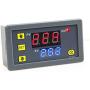 KNACRO 1500W DC 5V Relay Switch, Digital Time Delay Relay Board with Dual-color (Red+Blue) LED Display, On-Off Delay Timer Switch Support Cycle of Time for Car Vehicle (DC 5V, Red+Blue)