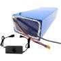 Jieoto 72V 20Ah 30Ah 40Ah Electric Bicycle Lithium-ion Battery E-Scooter Battery Pack for 2800W-1500W Electric Motorcycle Electric Tricycle Electric Scooter with BMS+ Charger