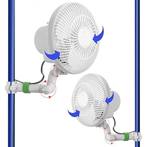 Grow Tent Fan,Oscillating Clip Fan 6