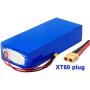 Jieoto 48V E-Bike Li-Battery 6Ah 13S2P Electric Bicycle Lithium-ion Battery Pack for 200W-700W Bike Motor with Charger for Mountain Bike Electric Scooters Model Aircraft
