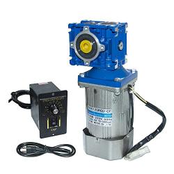 Bemonoc Electric 110V 120W AC Turbine Worm Geared Reducer 280RPM with Speed Controller Kits